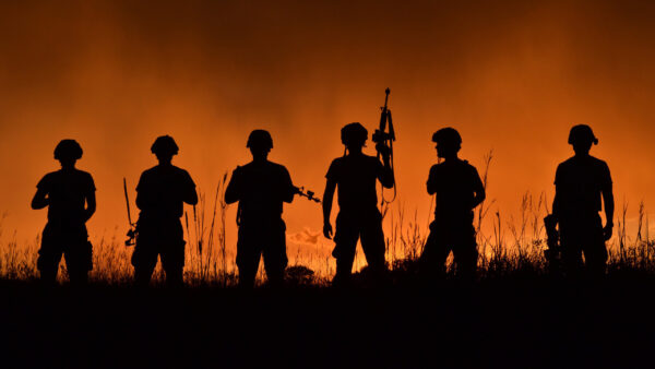 Wallpaper Veterans, Day, Silhouette, Background, Soldiers