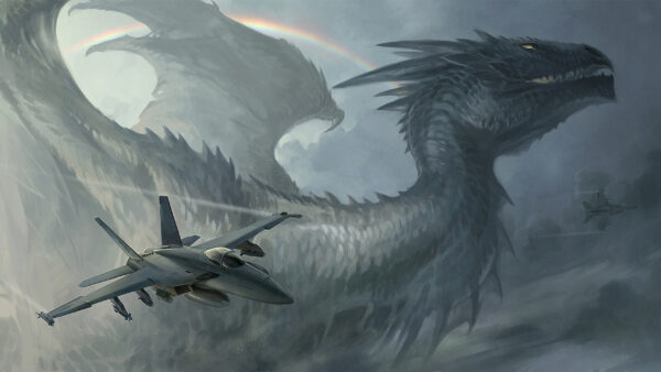 Wallpaper Fantasy, Near, Flight, Dreamy, Flying, Dragon, Desktop