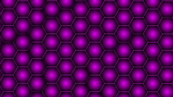 Wallpaper Mobile, Purple, Hexagon, Desktop, Abstract