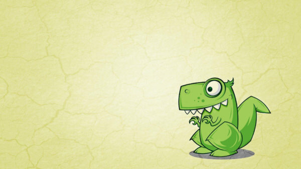 Wallpaper Dinosaur, Cartoon, Cute