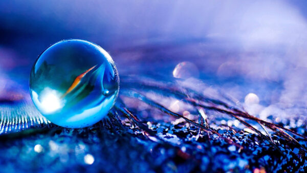 Wallpaper Reflection, Glare, Light, Photography, Ball, Purple, Glass