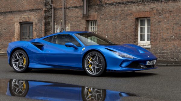 Wallpaper Blue, Cars, Ferrari, Tributo