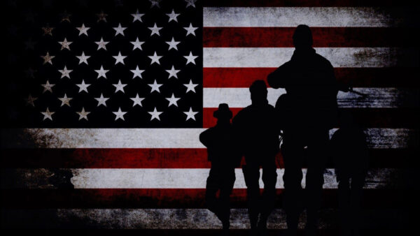 Wallpaper Veterans, Day, Flag, Soldiers
