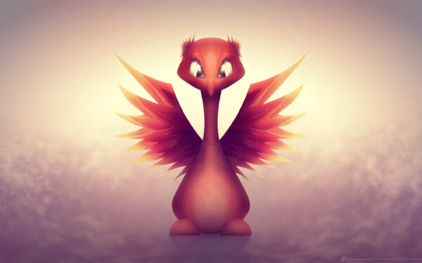 Wallpaper Fairy, Fiery