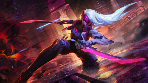 Wallpaper Legends, League, Project, Katarina