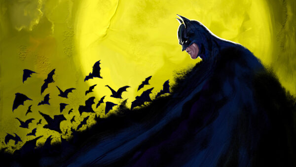 Wallpaper Background, Batman, Desktop, Bats, Yellow