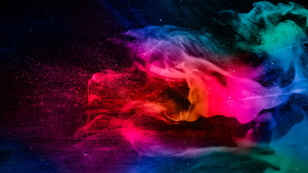 Wallpaper Abstract, Delusion, Smoke, Colorful, Desktop