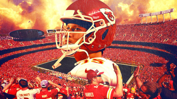 Wallpaper Sports-HD, Sprint, Field, Around, Desktop, Patrick, Football, Audience, With, Mahomes