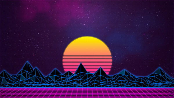 Wallpaper Background, Sunset, Purple, Desktop, Vaporwave, Pink