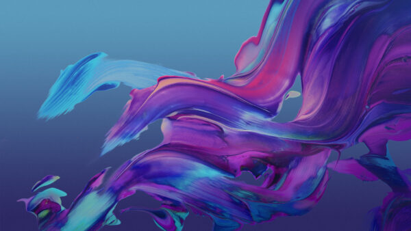 Wallpaper Art, Blue, Desktop, Abstract, Purple