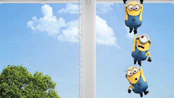 Wallpaper Minions, Sky, Background, Hanging