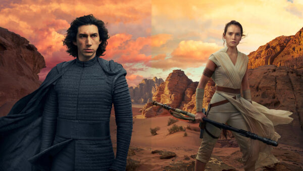 Wallpaper Adam, Ridley, Star, Rise, Ren, Clouds, Driver, Desktop, Skywalker, Background, The, Movies, With, And, Rocks, Rey, Wars, Daisy, Kylo