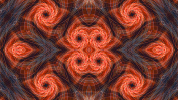 Wallpaper Spiral, Desktop, Orange, Abstract, Guillochis