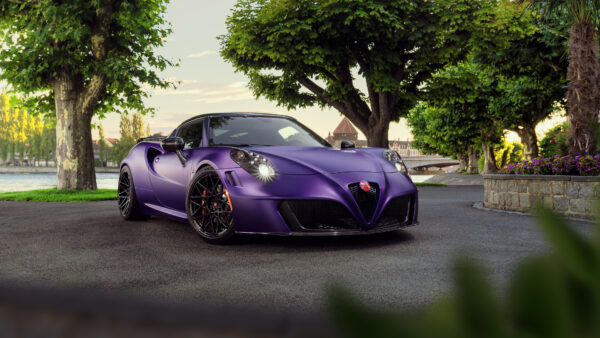 Wallpaper Alfa, Car, Cars, Romeo, Purple