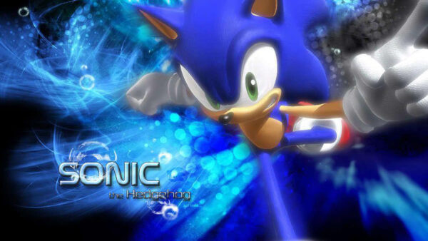 Wallpaper Sonic, Background, Bubbles, The, Desktop, Hedgehog, White, Blue