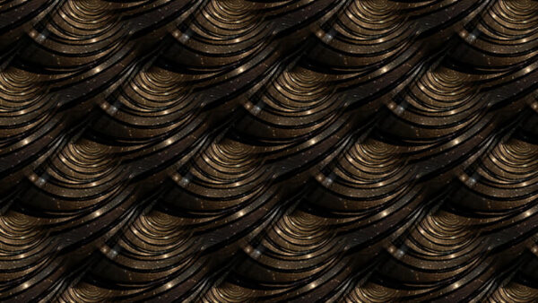 Wallpaper Glitter, Brown, Wavy, Abstraction, Fractal, Abstract, Lines