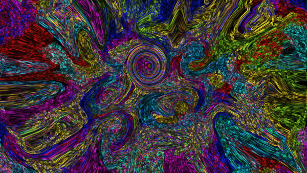 Wallpaper Purple, Colorful, Green, Trippy, Red, Art