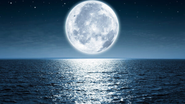 Wallpaper 4k, Sea, Mobile, Moon, Stars, Phone, Night, Images, Nature, Beach, Background, Desktop, Pc, Cool