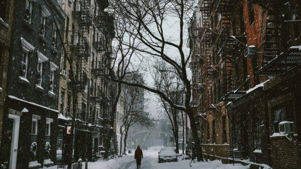 Wallpaper House, Snow, Street, New, Travel, York, Desktop