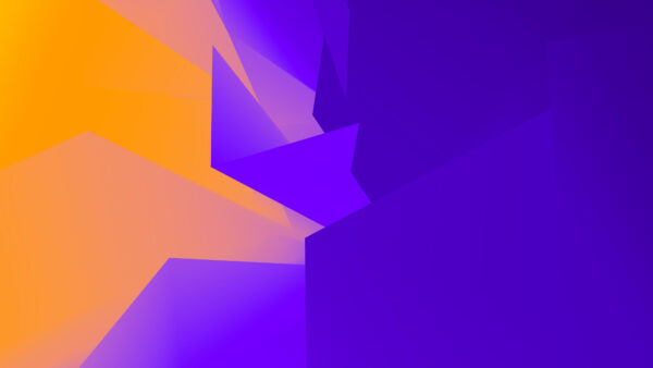 Wallpaper Desktop, Abstract, Layers, Geometry, Mobile, Blue, Yellow, Shapes