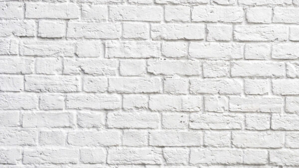 Wallpaper WALL, Background, Brick, White