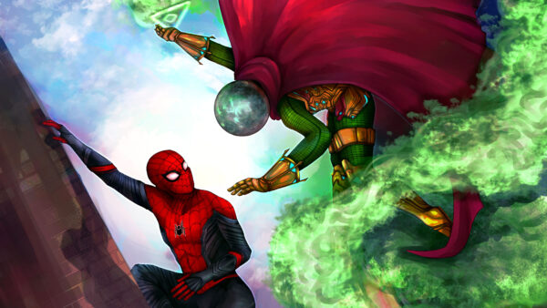 Wallpaper And, Spider, Man, Desktop, Far, Mysterio, From, Home