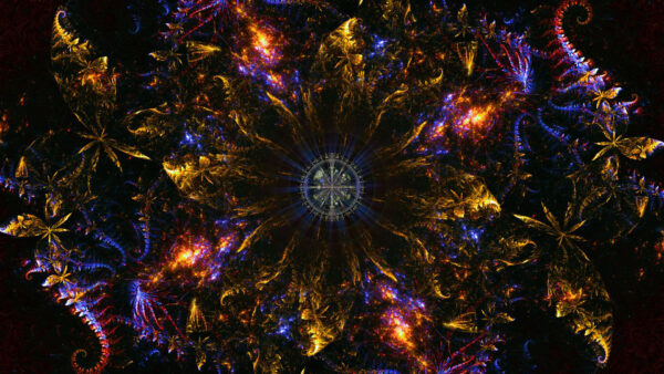 Wallpaper Desktop, Abstraction, Colorful, Fractal, Abstract