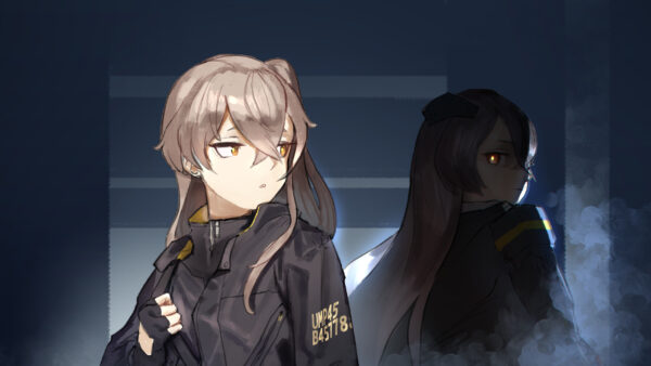 Wallpaper Turn, Girls, Desktop, Games, Mirror, Front, UMP45, Frontline