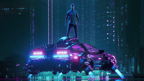 Wallpaper Boy, Neon, Cyber