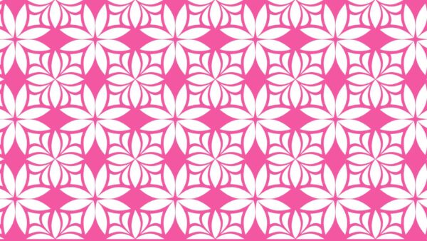 Wallpaper White, Abstract, Desktop, Pink, Shapes, Flower