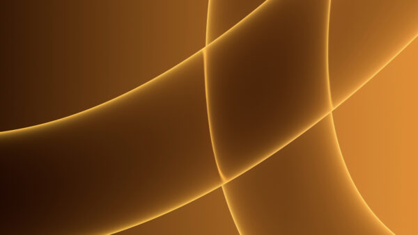 Wallpaper Inc., Brown, Abstract, Lines, Apple, Abstraction, Yellow