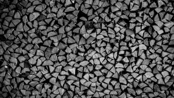 Wallpaper Black, Image, Firewood, White, Logs, And, Texture, Wood