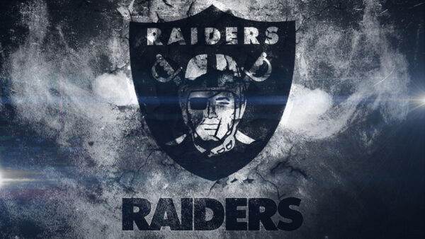 Wallpaper Background, Logo, Black, White, Raiders