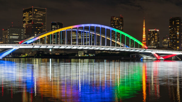 Wallpaper City, Travel, Bridge, Chuo, Japan,, Tokyo,, Kachidoki