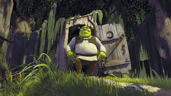 Wallpaper Wood, Shrek, House, Background