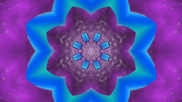 Wallpaper Flower, Blue, Desktop, Pink, Trippy