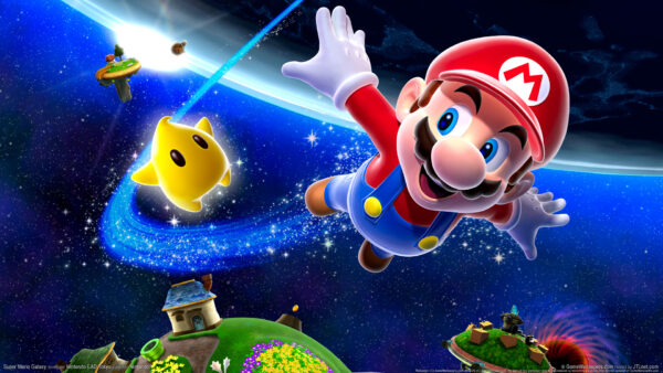 Wallpaper Mario, Galaxy, Super