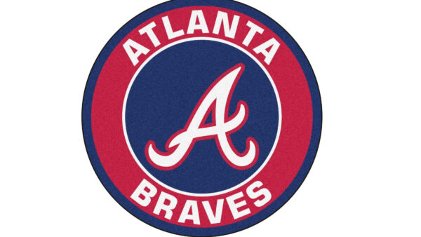 Wallpaper Braves, Atlanta, Background, With, White, Logo, Desktop