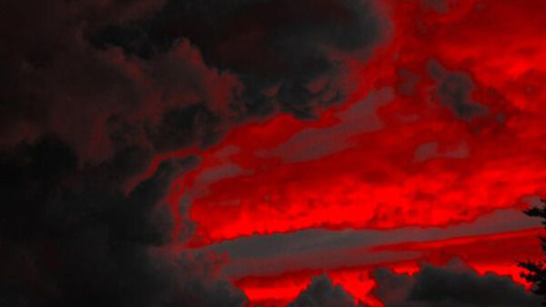 Wallpaper Sky, Black, And, Dark, Clouds, Red, Aesthetic