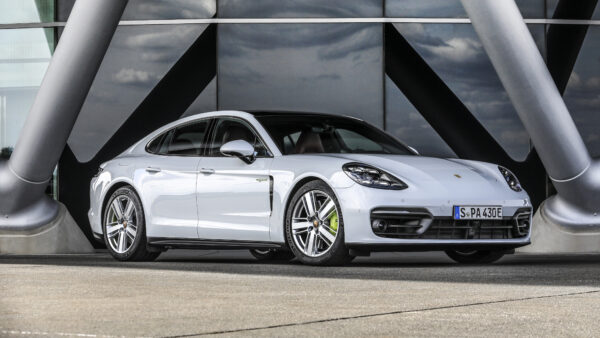 Wallpaper Cars, 2020, E-Hybrid, Porsche, Panamera, White, Desktop