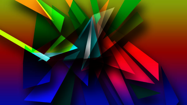 Wallpaper Triangle, Abstract, Desktop, Multicolor