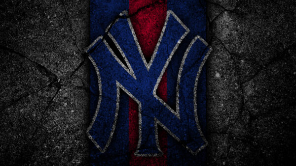 Wallpaper With, Baseball, New, York, Blue, Yankees, Logo, Red, And, Desktop