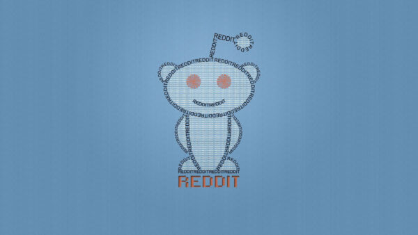 Wallpaper Reddit, With, Background, Blue, Desktop, Words