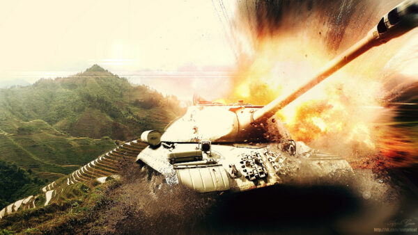 Wallpaper Mountain, World, Games, Desktop, With, Fire, Tank, Background, Tanks, And
