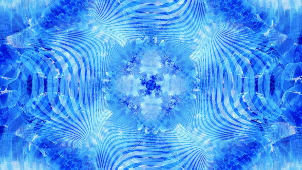 Wallpaper Abstract, Desktop, Mobile, Blue, Pattern, Shapes, Art, Abstraction, Fractal
