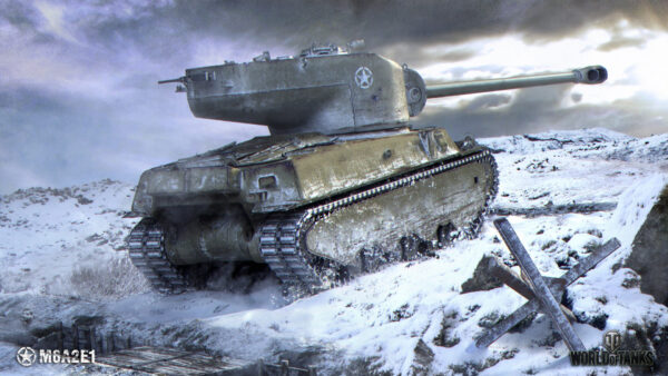 Wallpaper Tanks, M6A2E1, Tank, Mountain, World, Desktop, Snow