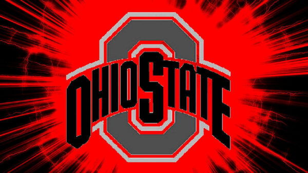 Wallpaper Black, State, Logo, Background, Splash, Ohio, Red