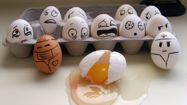 Wallpaper Egg, Funny, Face, Drawing