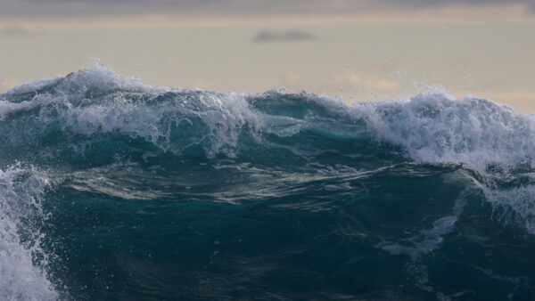 Wallpaper Waves, View, Ocean, Water, Closeup, Spray