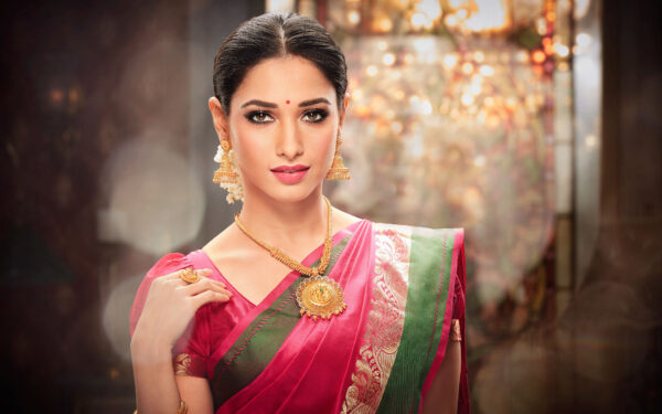 Wallpaper Saree, Tamanna